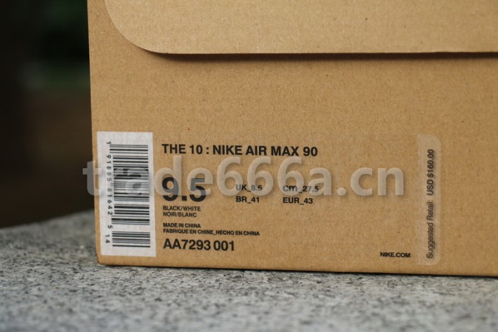 Authentic OFF-WHITE x Nike Air Max 90 Black