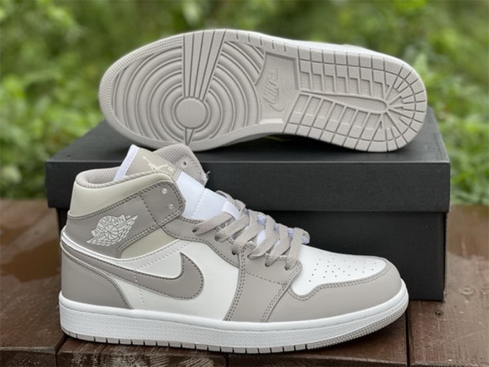 Authentic Air Jordan 1 Mid “Linen”