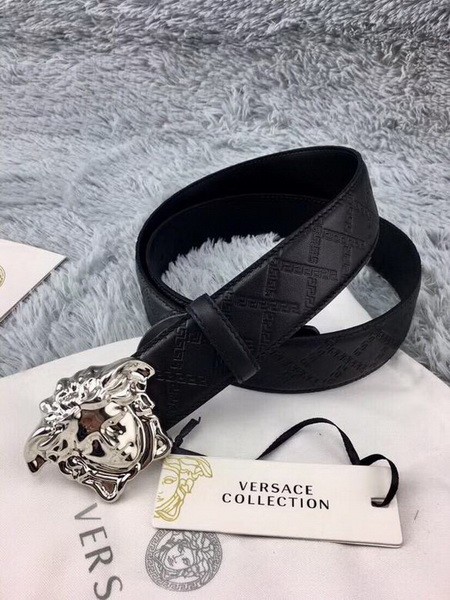 Super Perfect Quality Versace Belts(100% Genuine Leather,Steel Buckle)-605