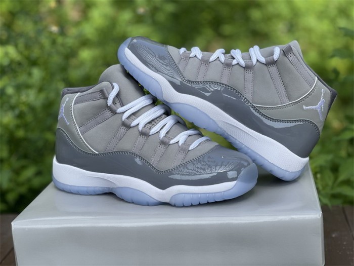 Authentic Air Jordan 11 Cool Grey 2021 GS