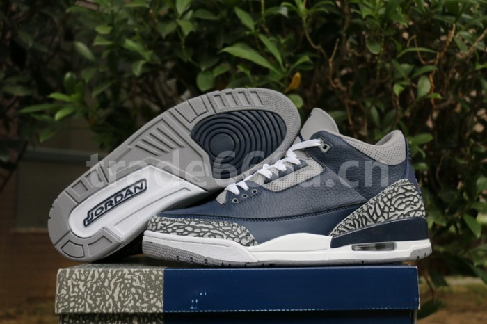Authentic Air Jordan 3“Midnight Navy”