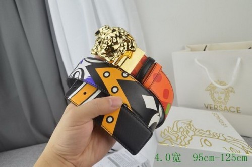 Super Perfect Quality Versace Belts(100% Genuine Leather,Steel Buckle)-647