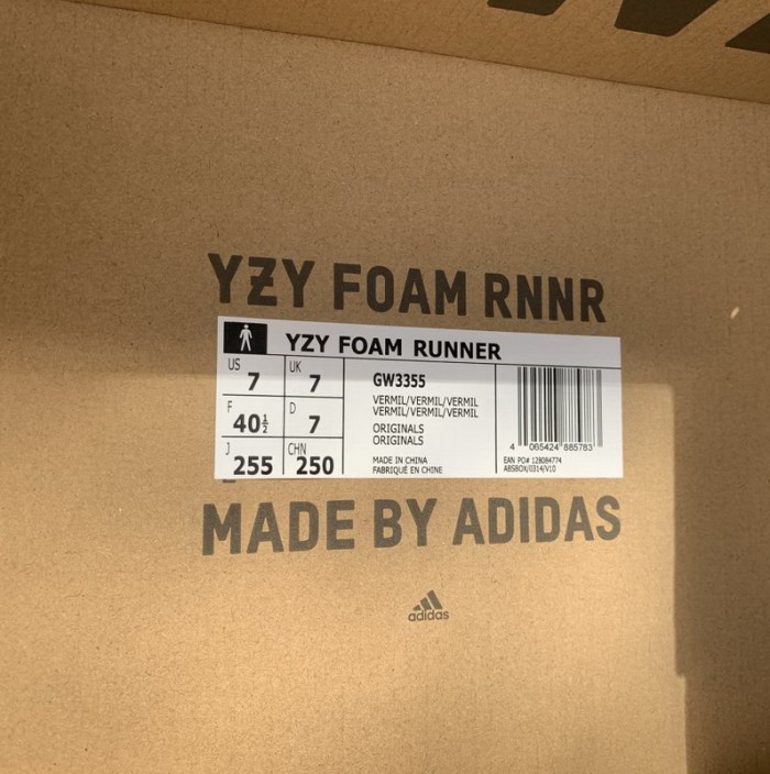 Authentic Yeezy Foam runner Red