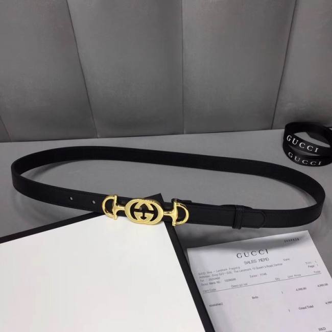 Super Perfect Quality G women Belts(100% Genuine Leather,steel Buckle)-315