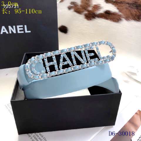 Super Perfect Quality CHNL Belts(100% Genuine Leather,steel Buckle)-193