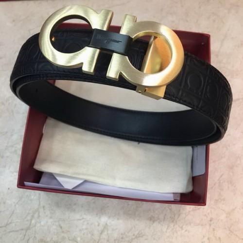 Super Perfect Quality Ferragamo Belts(100% Genuine Leather,steel Buckle)-1163