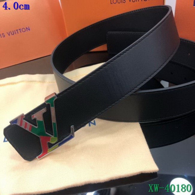 Super Perfect Quality LV Belts(100% Genuine Leather Steel Buckle)-1743