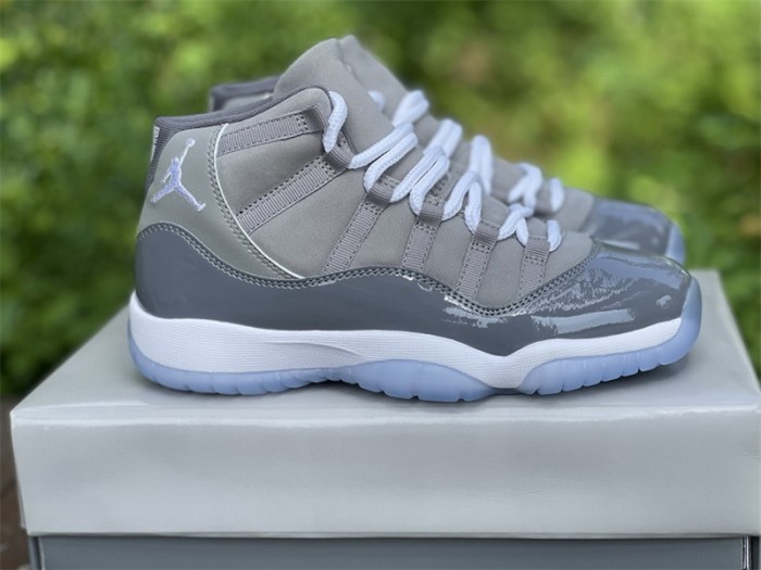 Authentic Air Jordan 11 Cool Grey 2021 GS
