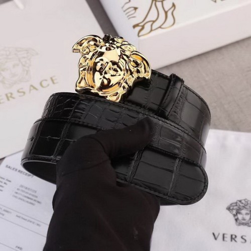 Super Perfect Quality Versace Belts(100% Genuine Leather,Steel Buckle)-564