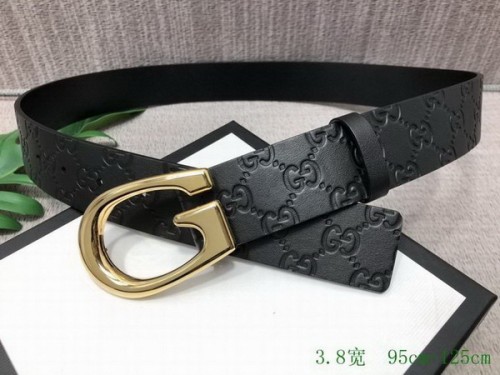 Super Perfect Quality G Belts(100% Genuine Leather,steel Buckle)-3608