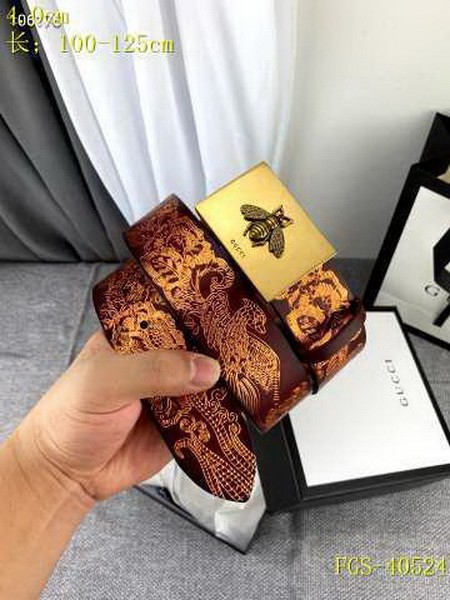 Super Perfect Quality G Belts(100% Genuine Leather,steel Buckle)-2638