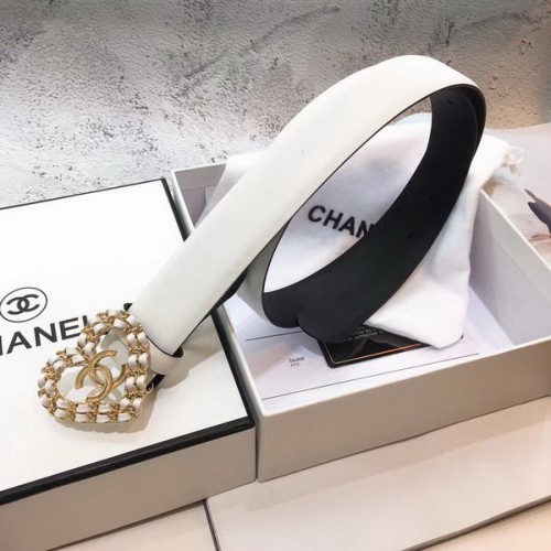 Super Perfect Quality CHNL Belts(100% Genuine Leather,steel Buckle)-129