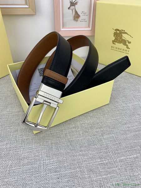 Super Perfect Quality Burberry Belts(100% Genuine Leather,steel buckle)-155