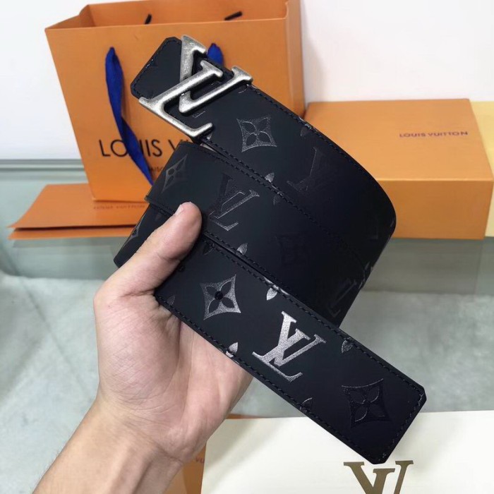 Super Perfect Quality LV Belts(100% Genuine Leather Steel Buckle)-1161