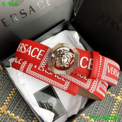 Super Perfect Quality Versace Belts(100% Genuine Leather,Steel Buckle)-120