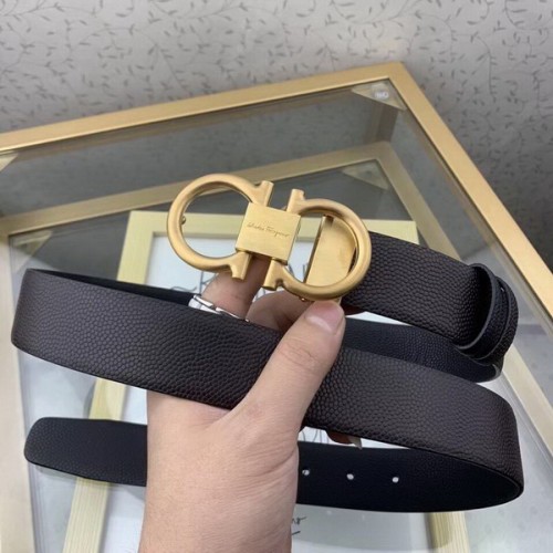 Super Perfect Quality Ferragamo Belts(100% Genuine Leather,steel Buckle)-831