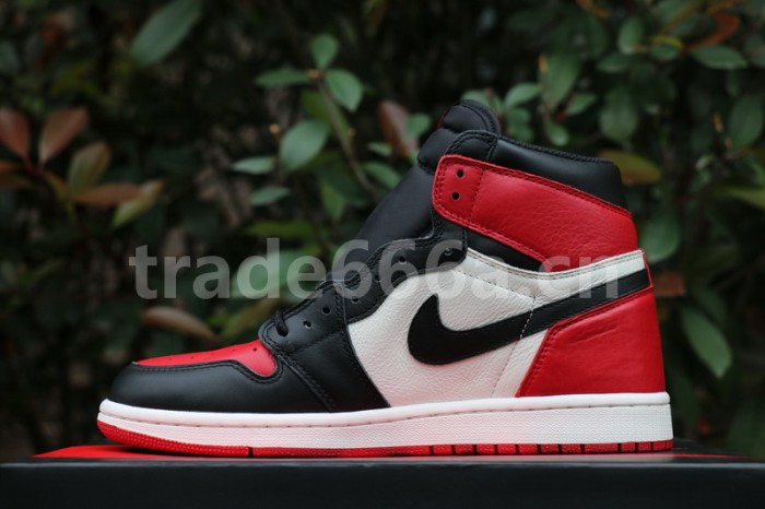 Authentic Air Jordan 1 Retro High OG “Bred Toe”