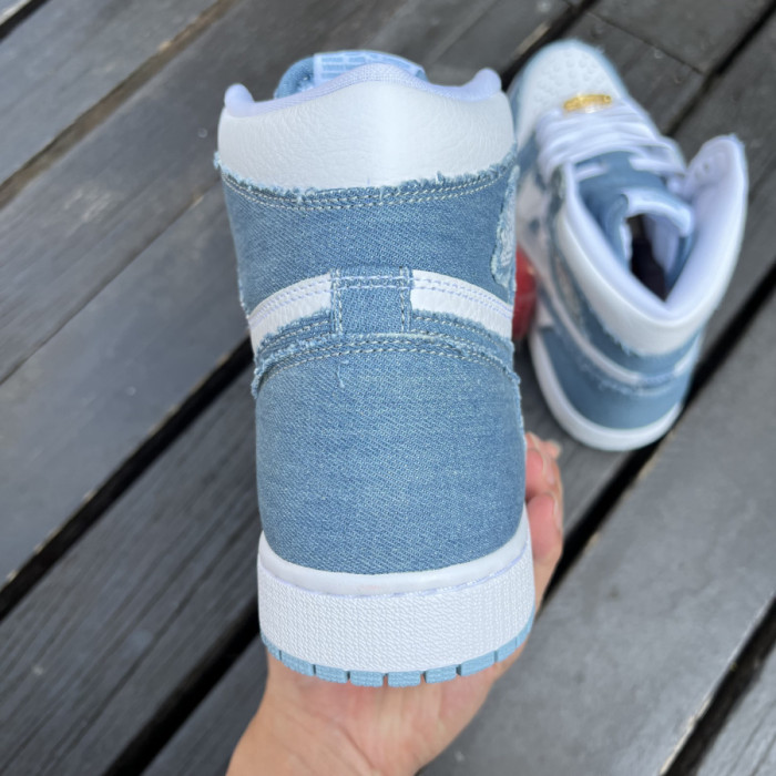 Authentic Air Jordan 1 High OG “Denim”  GS
