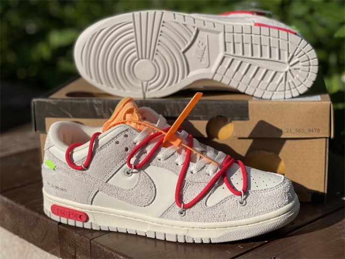 Authentic OFF-WHITE x Nike Dunk Low “The 50” DJ0950 103