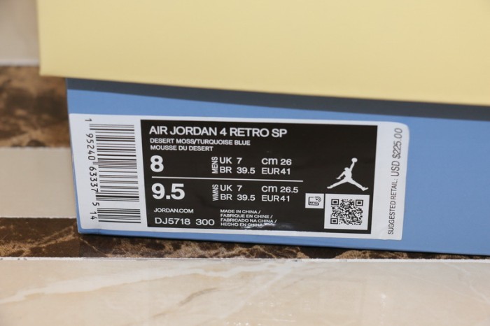 Authentic Union x Air Jordan 4 “Desert Moss”