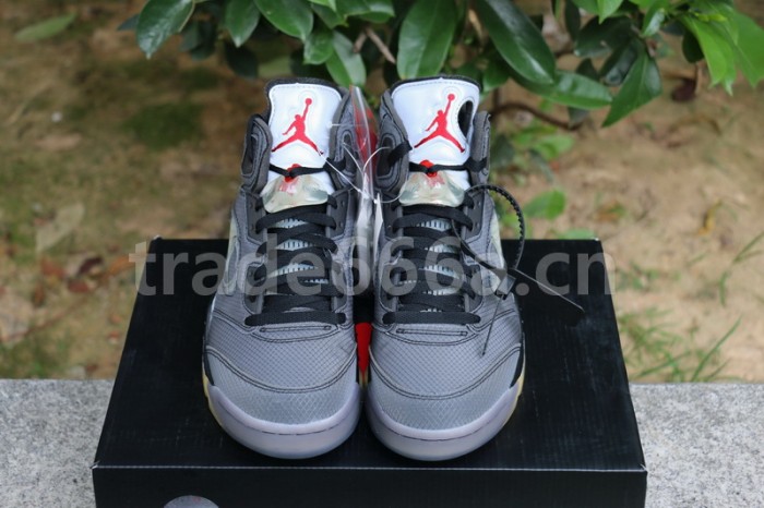 Authentic OFF-WHITE x Air Jordan 5