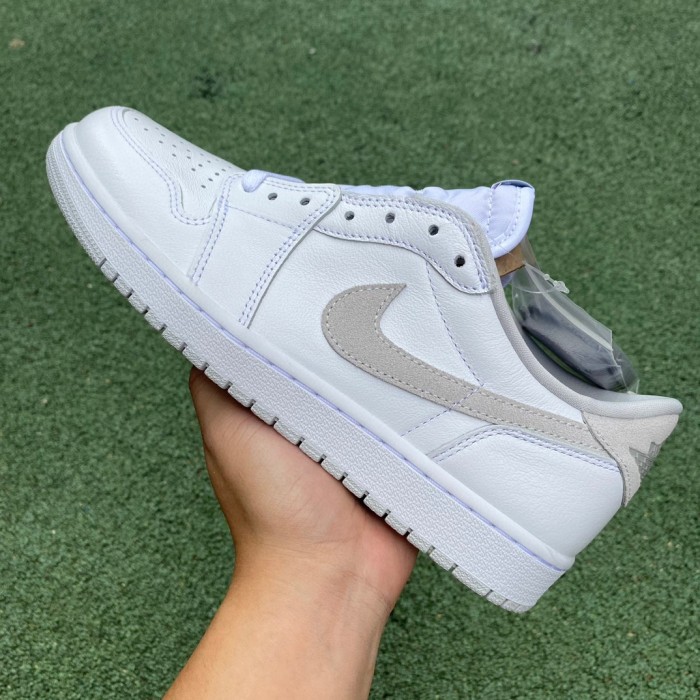 Authentic Air Jordan 1 Low OG “Neutral Grey” GS