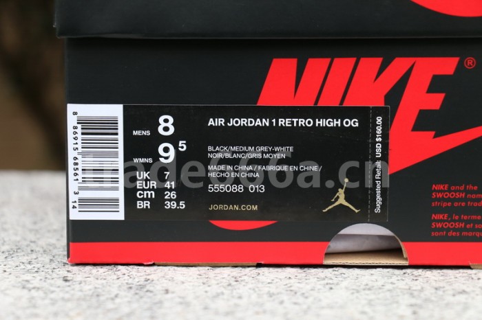 Authentic Air Jordan 1 OG “Shadow” 2018