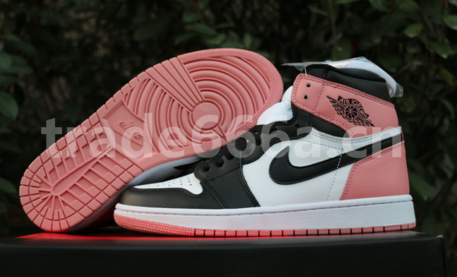 Authentic Air Jordan 1 Retro High OG Rust Pink GS