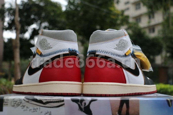 Authentic Union x Air Jordan 1 Retro High OG NRG White Red