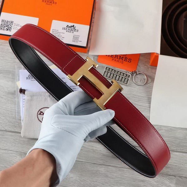 Super Perfect Quality Hermes Belts(100% Genuine Leather,Reversible Steel Buckle)-643