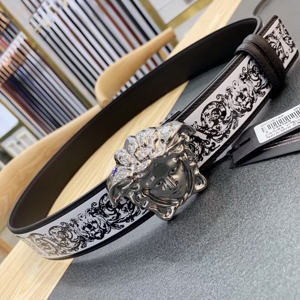 Super Perfect Quality Versace Belts(100% Genuine Leather,Steel Buckle)-586
