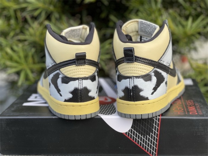 Authentic Nike Dunk High 1985 “Black Acid Wash”