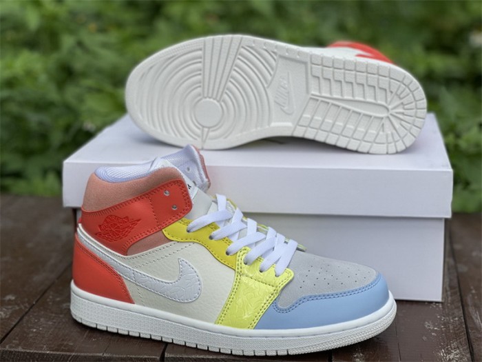 Authentic Air Jordan 1 Mid “To My First Coach”