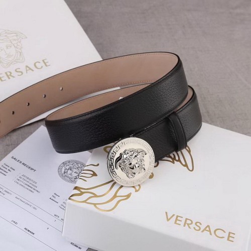 Super Perfect Quality Versace Belts(100% Genuine Leather,Steel Buckle)-569