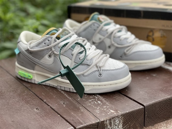 Authentic OFF-WHITE x Nike Dunk Low “The 50” DM1602 117