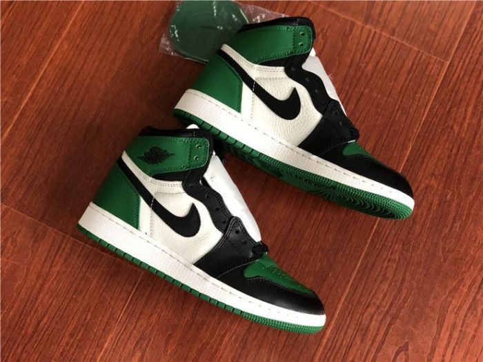 Authentic Air Jordan 1 High OG “Pine Green” GS