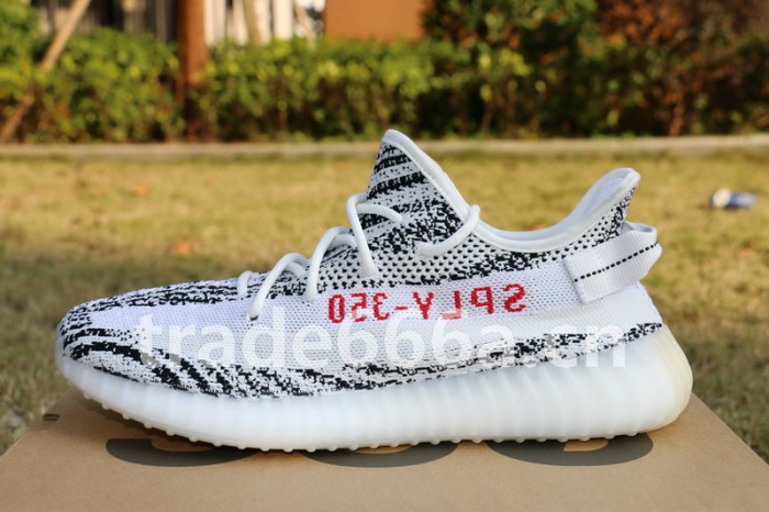 Authentic AD Yeezy 350 Boost V2 Zebra