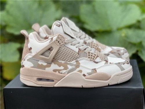 Authentic Aleali May x Air Jordan 4 “Camo” GS
