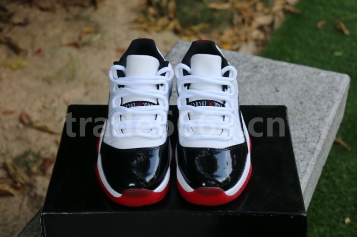Authentic Air Jordan 11 Low “White Bred” Women Shoes