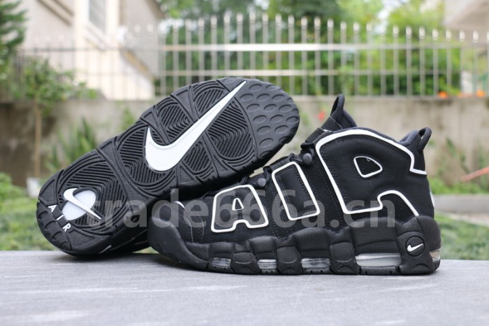 Authentic Nike More Uptempo “Black/White”