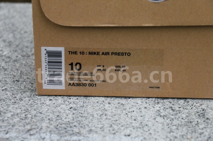 Authentic OFF-WHITE x Nike Air Presto Men