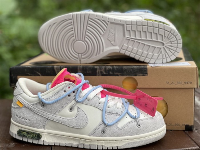 Authentic OFF-WHITE x Nike Dunk Low “The 50” DJ0950-113
