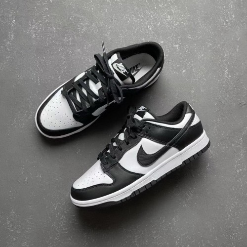 Authentic Nike Dunk Low Black White