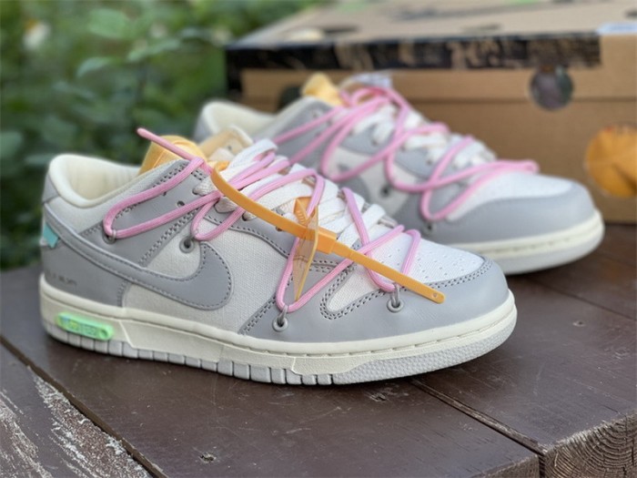 Authentic OFF-WHITE x Nike Dunk Low “The 50” DM1602 109
