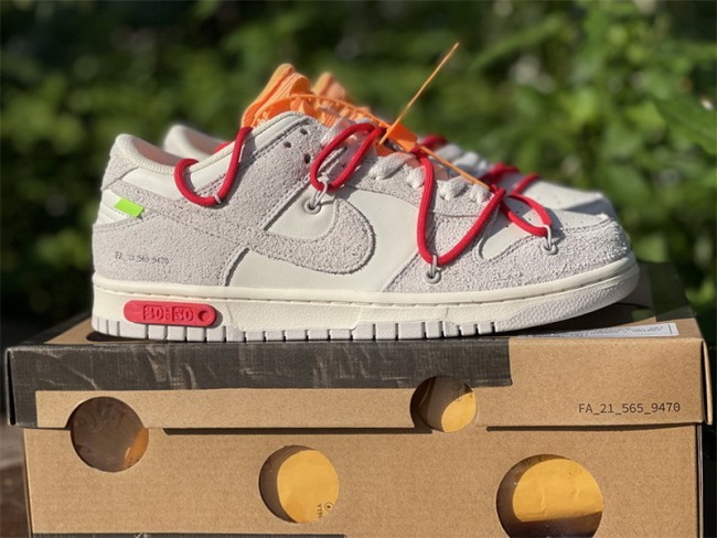 Authentic OFF-WHITE x Nike Dunk Low “The 50” DJ0950 103