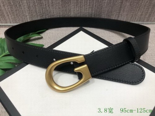 Super Perfect Quality G Belts(100% Genuine Leather,steel Buckle)-3611