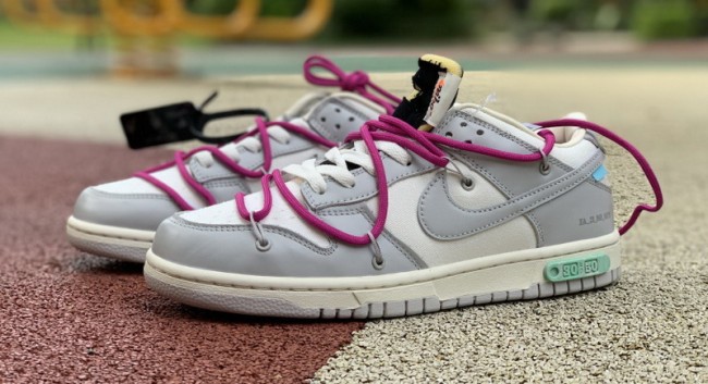 Authentic OFF-WHITE x Nike Dunk Low “The 50” DM1602 114