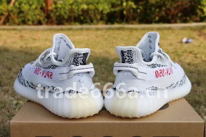 Authentic AD Yeezy 350 Boost V2 Zebra