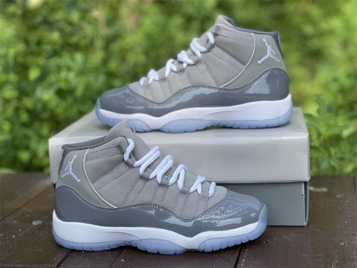 Authentic Air Jordan 11 Cool Grey 2021 GS