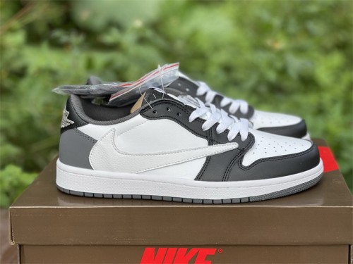 Authentic Travis Scott x Air Jordan 1 Low Black White